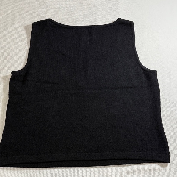 EUC St. John Classic Knit Black Tank Top - Picture 5 of 9